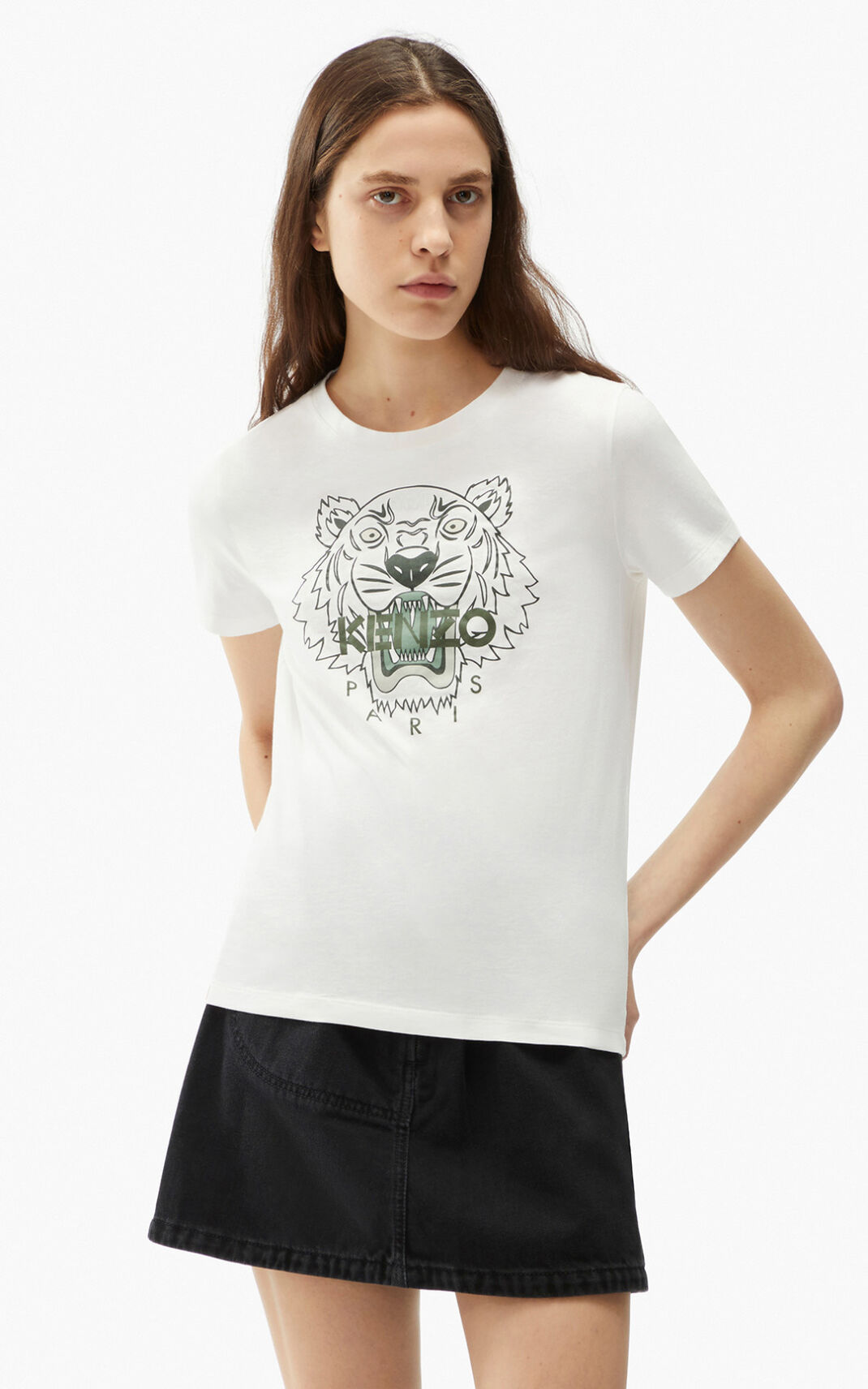 Kenzo Tiger T Shirt Dam | 81460-SCHF